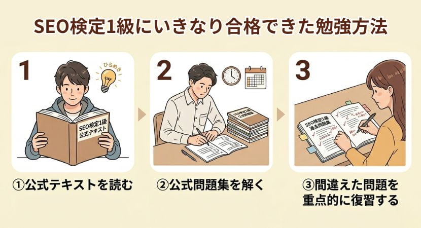 SEO検定1級の勉強方法